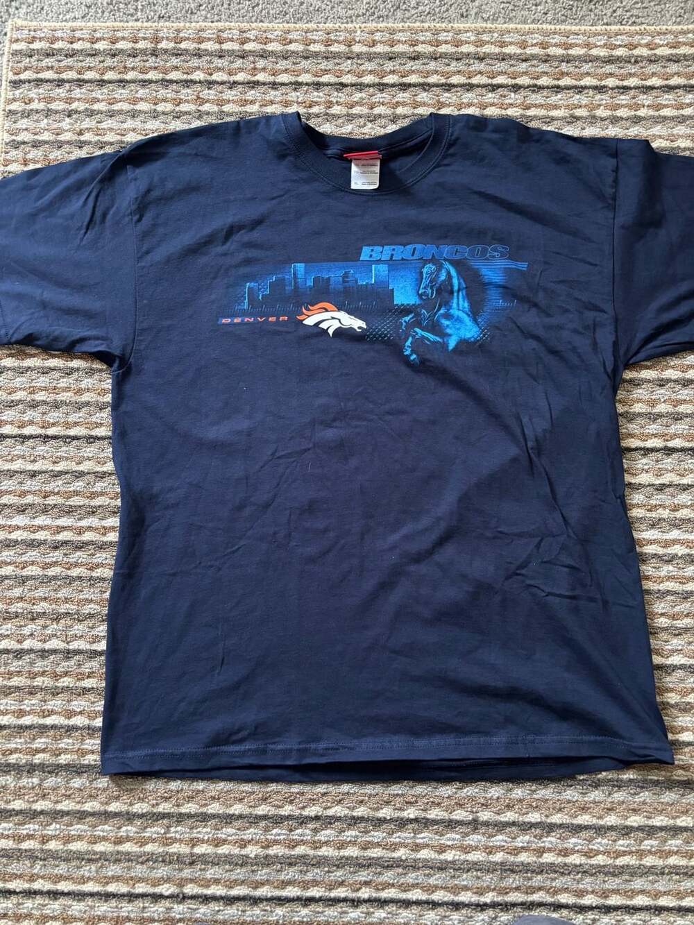 Denver Broncos Crewneck Sweater Pro Player Blue L